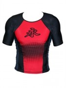 Рашгард короткий рукав KEIKO RACA Dot Rash Guard Красный фото